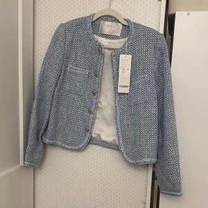 Goelia Women's Tweed Blazer in Blue